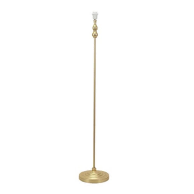ValueLights Maggie Metal Candlestick Slim Floor Lamp Base Gold