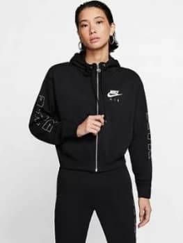 Nike Nsw Air Full Zip Hoodie - Black