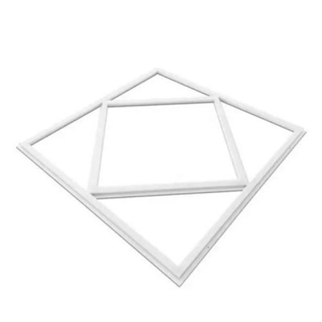 Ener-J Double Square Borderline LED Panel, 60X60 40W 4000 Lumens, 2 Years Warranty, 4000K, T200Nw