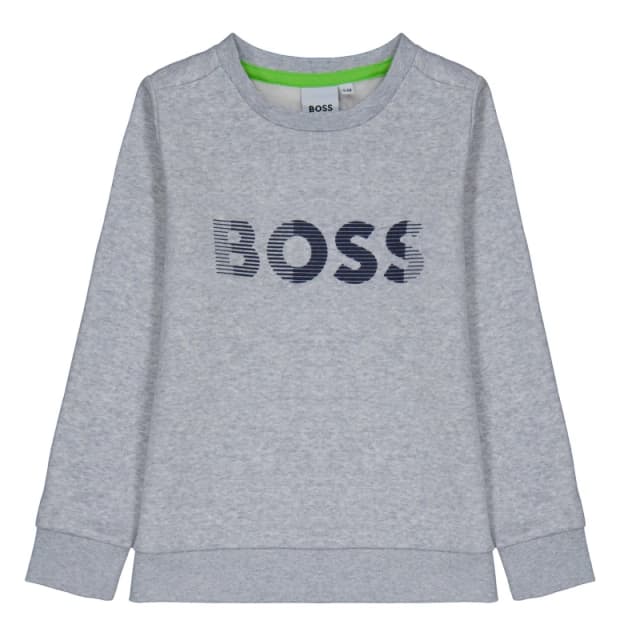 Boss Salbo Sweatshirt Juniors - Grey Grey 5 - 6 Years
