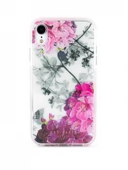 Ted Baker Anti Shock case iPhone XR LCD - BABYLON NICKEL, Floral, Women