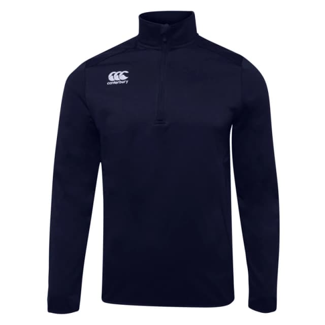 Canterbury Canterbury Men Club Zip Neck Track Top in Navy Size: Small Navy S Male 5059699824775