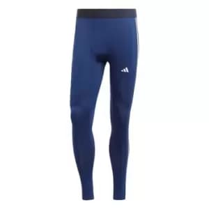 adidas Techfit 3-Stripes Training Long Tights Mens - Blue