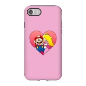 Nintendo Super Mario Peach Kiss Phone Case - iPhone 7 - Tough Case - Gloss