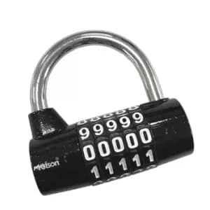 Rolson 5 Digit Combination High Security Padlock