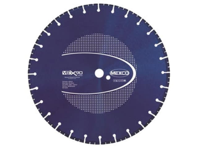 Mexco Vbx9040025 Vbx90 Grade Universal Diamond Blade 400 X 25.4mm Mexvbx904005