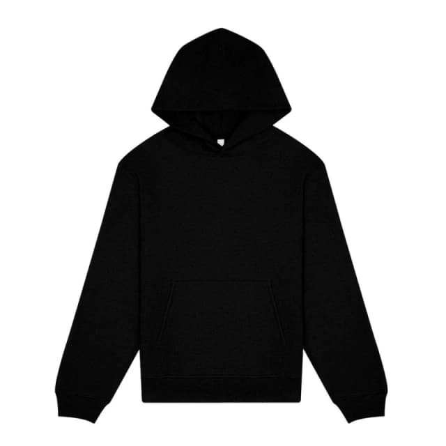 Bella + Canvas Mens Heavyweight Pull Over Hoodie in Black Size: XS Black Male XS