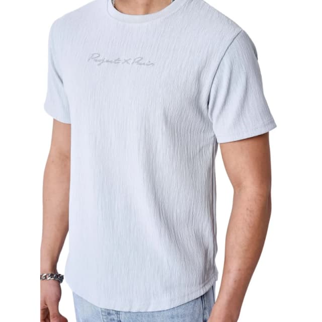 Project X Paris Elegant signature T-Shirt Project X Paris Bleu Male XS