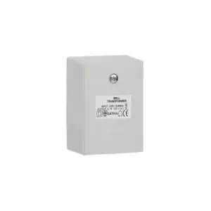 GreenBrook White Bell Chime Transformer 1A Input 230V Output 4/8/12V - DAT01A
