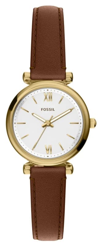 Fossil ES5464 Carlie Three-Hand Quartz (28mm) White Dial / Watch