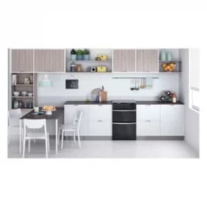 Indesit ID67G0MCB 60cm Double Oven Gas Cooker