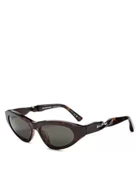 Balenciaga Womens Cat Eye Sunglasses, 54mm