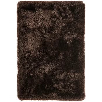 Asiatic Plush Shaggy Rug - 70 x 140cm - Choc