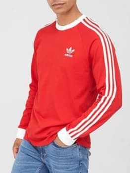 adidas Originals 3-Stripe Long Sleeve T-Shirt