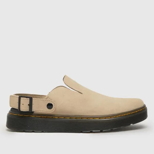 Dr Martens carlson mule sandals in beige