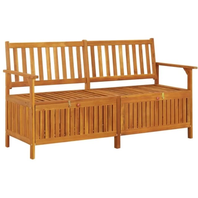 VIDAXL Storage Bench 148cm Solid Wood Acacia vidaXL 8720286668436