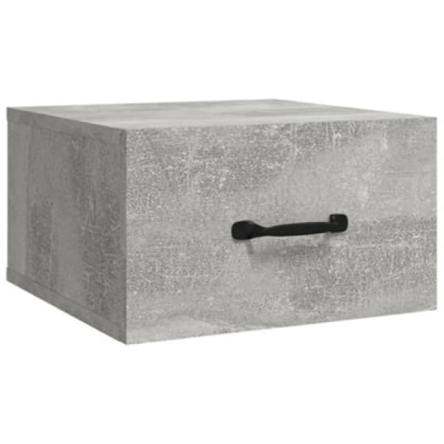 VIDAXL Wall-mounted Bedside Cabinet Concrete Grey 35x35x20cm Vidaxl 8720287083382