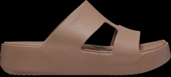 Crocs Women Getaway Platform H-Strap Sandals Latte 8