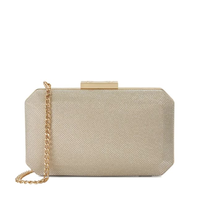 Dune London Womens Bestieo Clutch Bag Gold female One Size