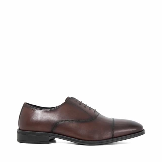 Dune London Mens Steffon Derby Shoes Dark Brown male 6 (40)