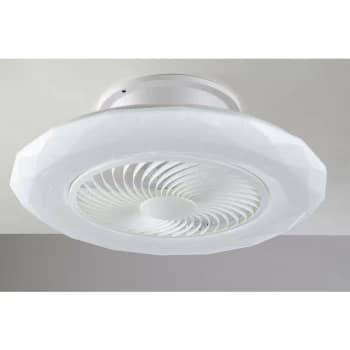 Fan Europe Lighting - Fan Europe Skyron - LED Ceiling lamp with fan, WiFi Smart, Voice Control, White Starry Sky Effect,