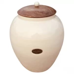 Cream Ceramic Bread Bin