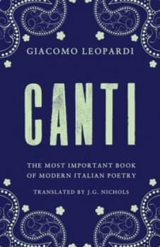 Canti by Giacomo Leopardi Paperback
