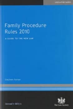 Family Procedure Rules 2010 by Stephen Parker and Law Society Paperback