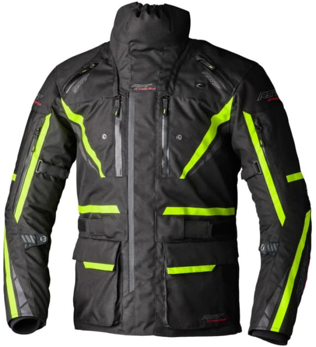 RST Paragon 7 Jacket Black Fluo Yellow Size 50