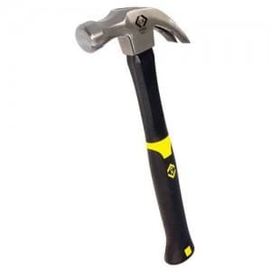 C.K Tools Claw Anti-Vibe Fibre Glass Rubber Grip Hammer - 16oz