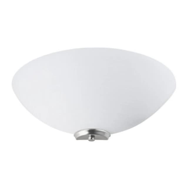 Happy Homewares Traditional Satin Nickel Flush Wall Uplighter With Opal Swirl Glass Diffuser