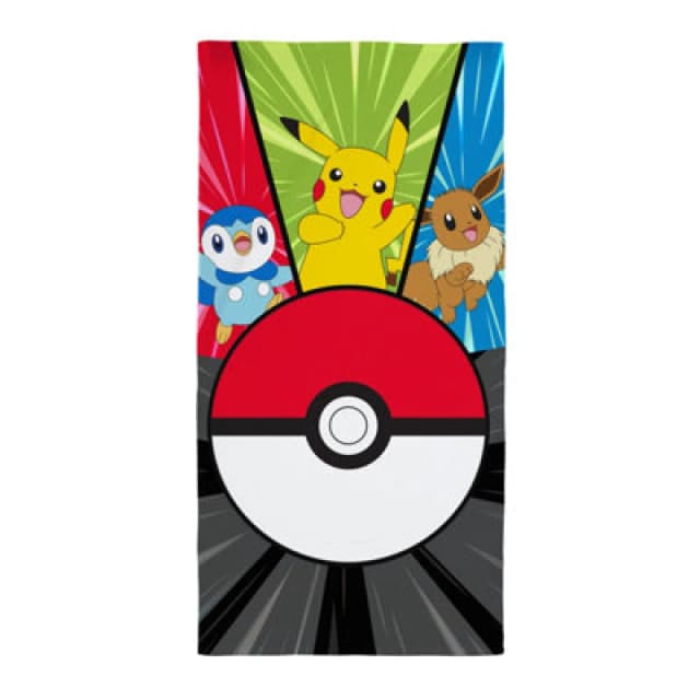 Pokemon Pokemon Action Beach Towel - Multicoloured