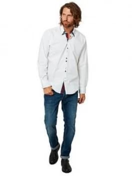 Joe Browns Triple The Style Shirt - White, Size L, Men