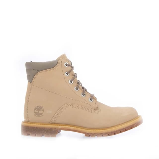 Timberland 6" Lace Up Waterproof Boots - Cream Cream 5.5