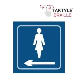 Ladies Graphic Arrow Left - Taktyle (150 x 150mm)