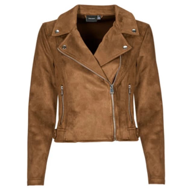 Vero Moda VMJOSE womens Leather jacket in Brown