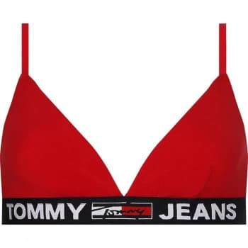 Tommy Bodywear Triangle Bralette Unlined - Primary Red