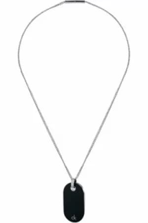 Mens Calvin Klein Stainless Steel Duty Pendant KJ0FBP100100