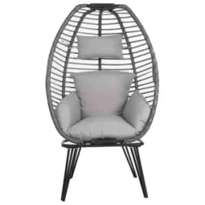Charles Bentley Egg Shaped Chair - Grey