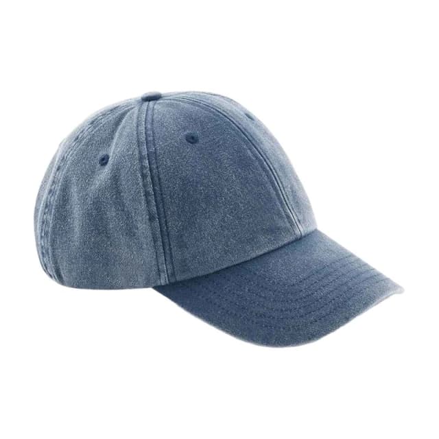 Beechfield Beechfield Men Vintage Low Profile Cap in Bright Blue Bright Blue One Size Male 5063527315939