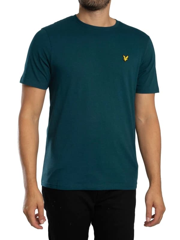 Lyle & Scott Logo Plain T-Shirt Rich Teal XXL