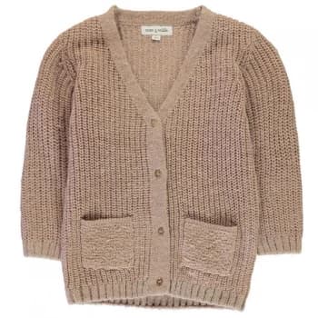 Rose and Wilde Adella Chunky Longline Cardigan - Pink