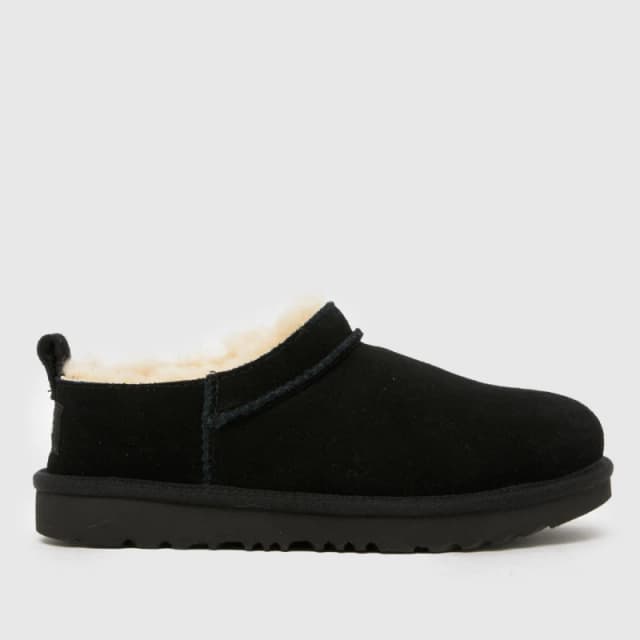 UGG Black Classic Micro Junior Boots Black UK 13 (EU 32½)
