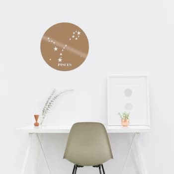 P?sces Horoscope - Copper Copper Decorative Metal Wall Accessory