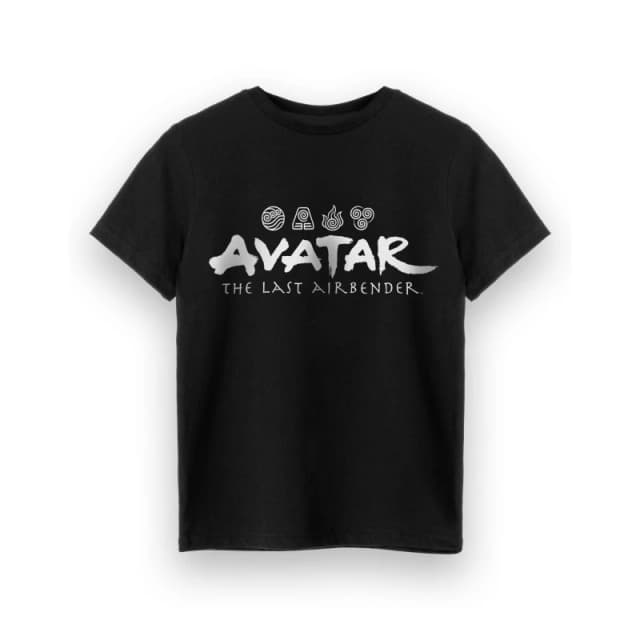 Avatar: The Last Airbender Short Sleeved T-Shirt Black male