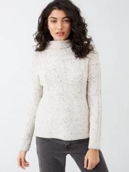 Joules Jamie Cable Knit Jumper - Cream