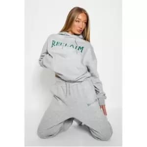 I Saw It First Reclaim Sustainable Staples Oversized Hoodie - Grey