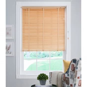 50mm Wood Venetian Blind - Natural - 110x160cm