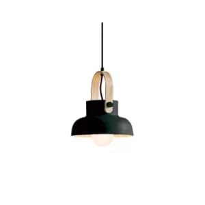 Pefka Dome Ceiling Pendant 1 Light Black Matt
