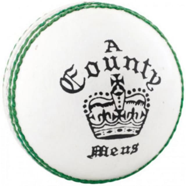 Readers County Crown Leather Cricket Ball White